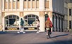 Person auf dem Fahrrad